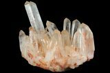 Tangerine Quartz Crystal Cluster - Madagascar #112806-2